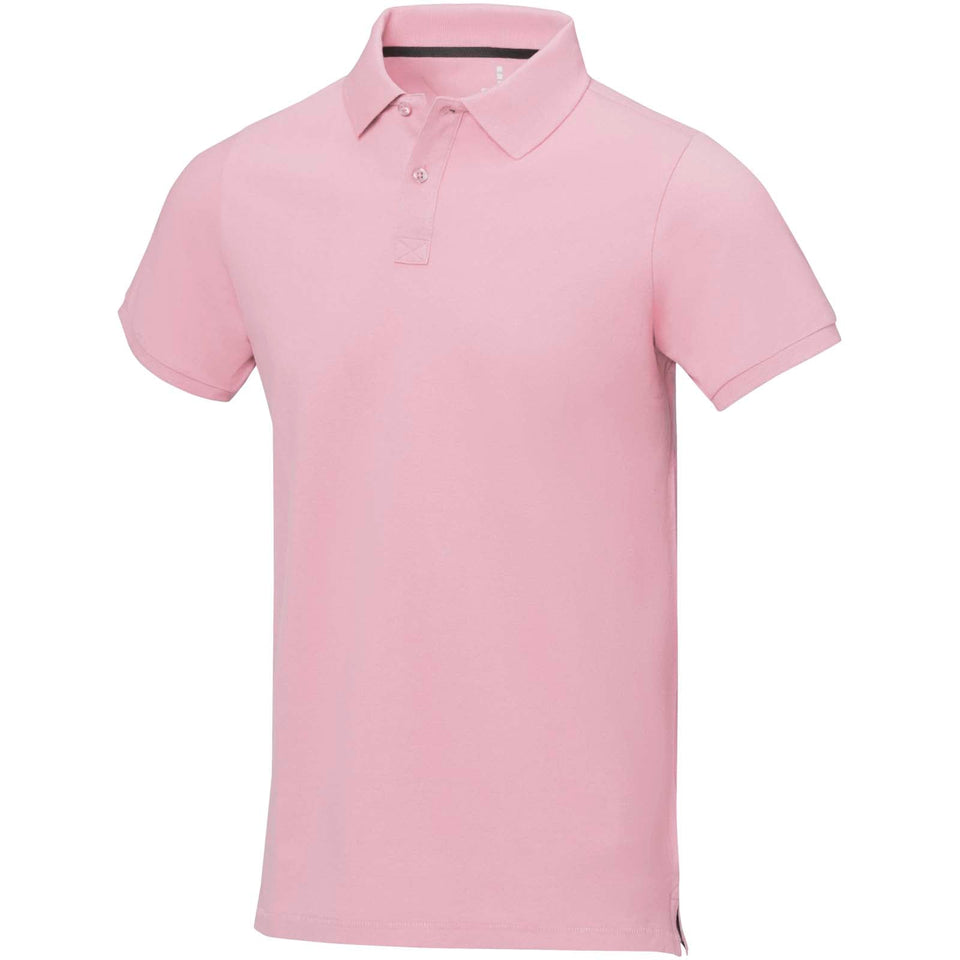 Polo Calgary a manica corta da uomo personalizzato con logo - Pubblienne