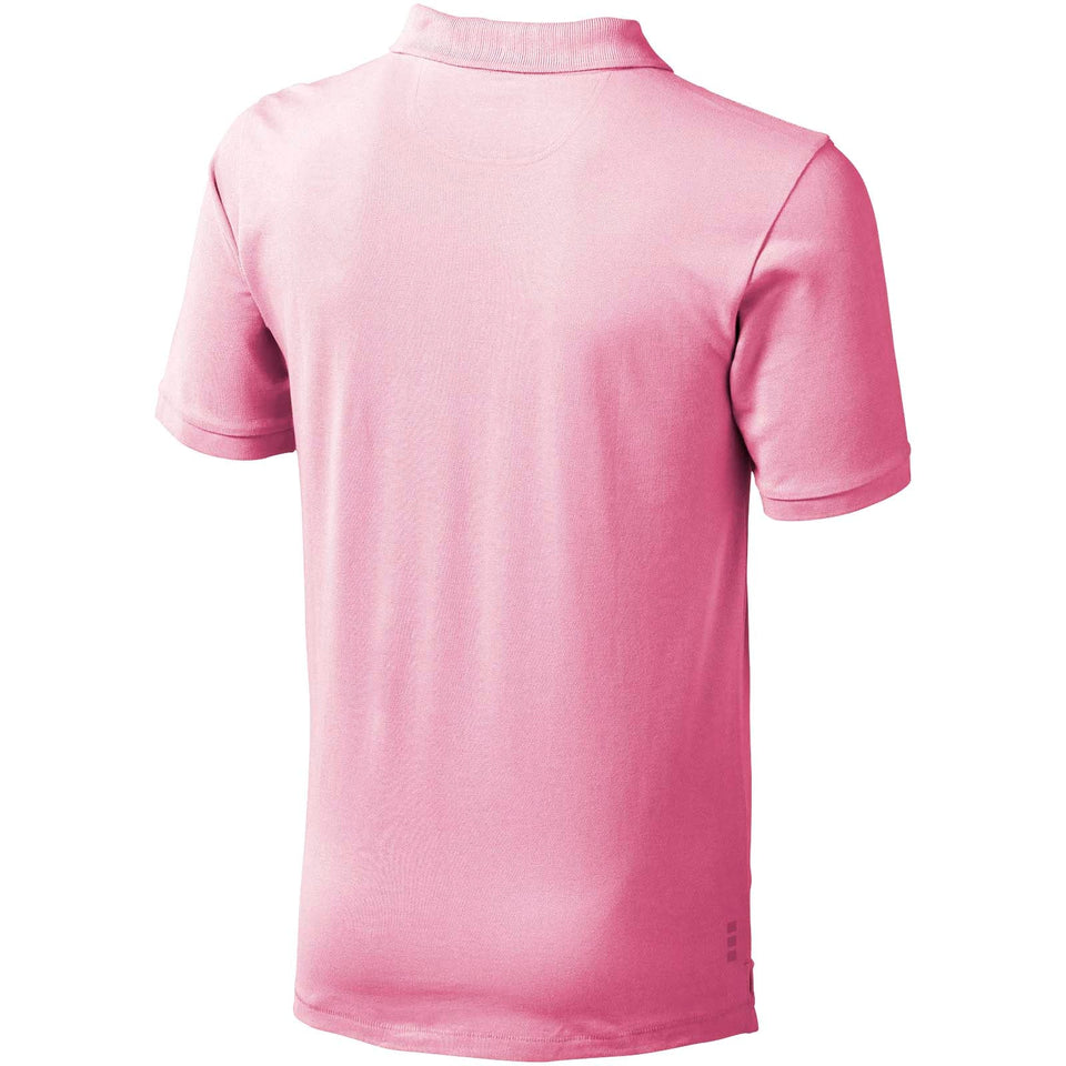 Polo Calgary a manica corta da uomo personalizzato con logo - Pubblienne
