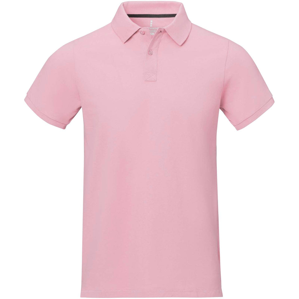 Polo Calgary a manica corta da uomo personalizzato con logo - Pubblienne