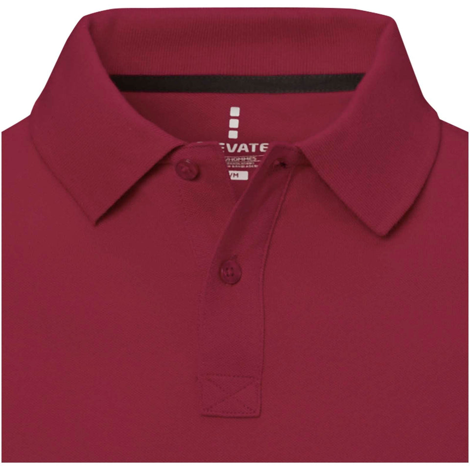 Polo Calgary a manica corta da uomo personalizzato con logo - Pubblienne
