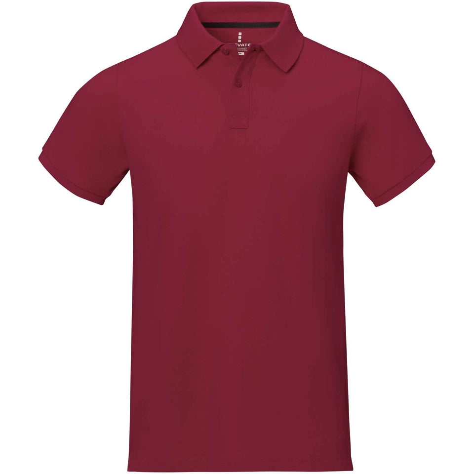 Polo Calgary a manica corta da uomo personalizzato con logo - Pubblienne