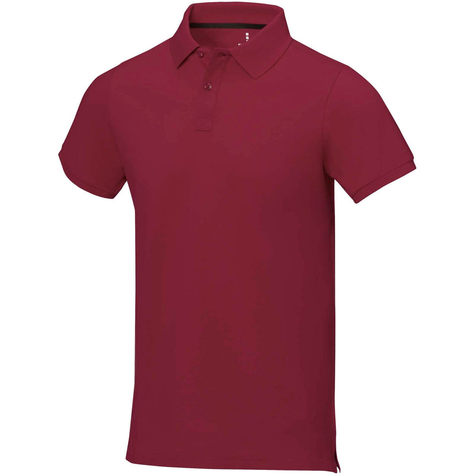 Polo Calgary a manica corta da uomo personalizzato con logo - Pubblienne