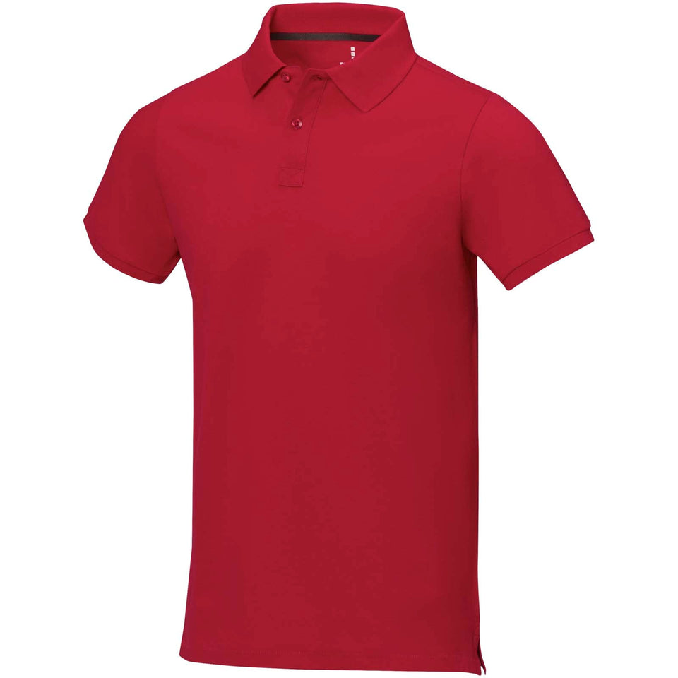 Polo Calgary a manica corta da uomo personalizzato con logo - Pubblienne