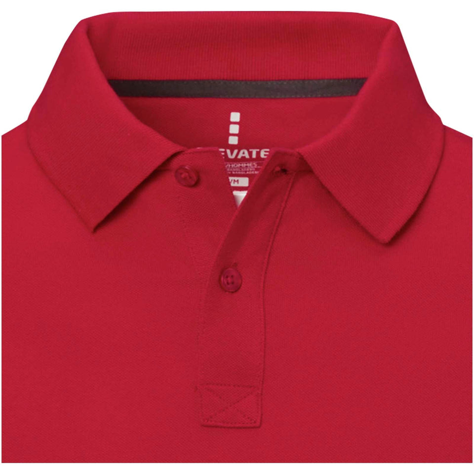 Polo Calgary a manica corta da uomo personalizzato con logo - Pubblienne