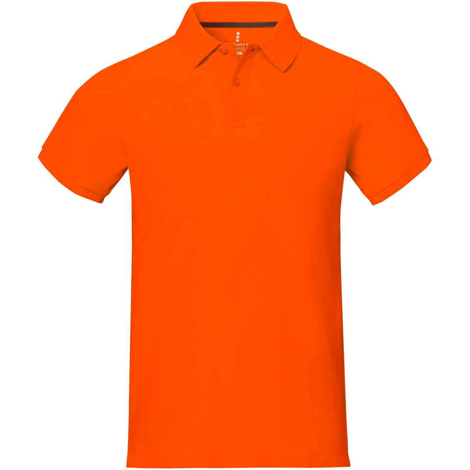 Polo Calgary a manica corta da uomo personalizzato con logo - Pubblienne