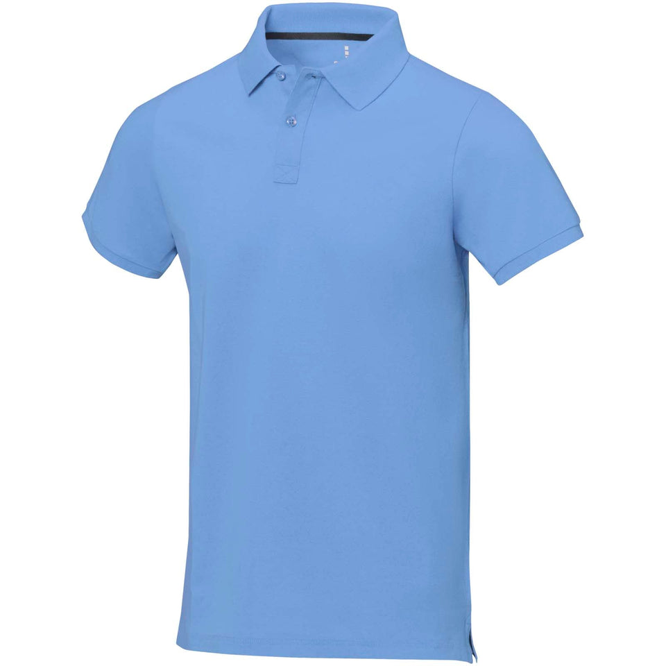 Polo Calgary a manica corta da uomo personalizzato con logo - Pubblienne