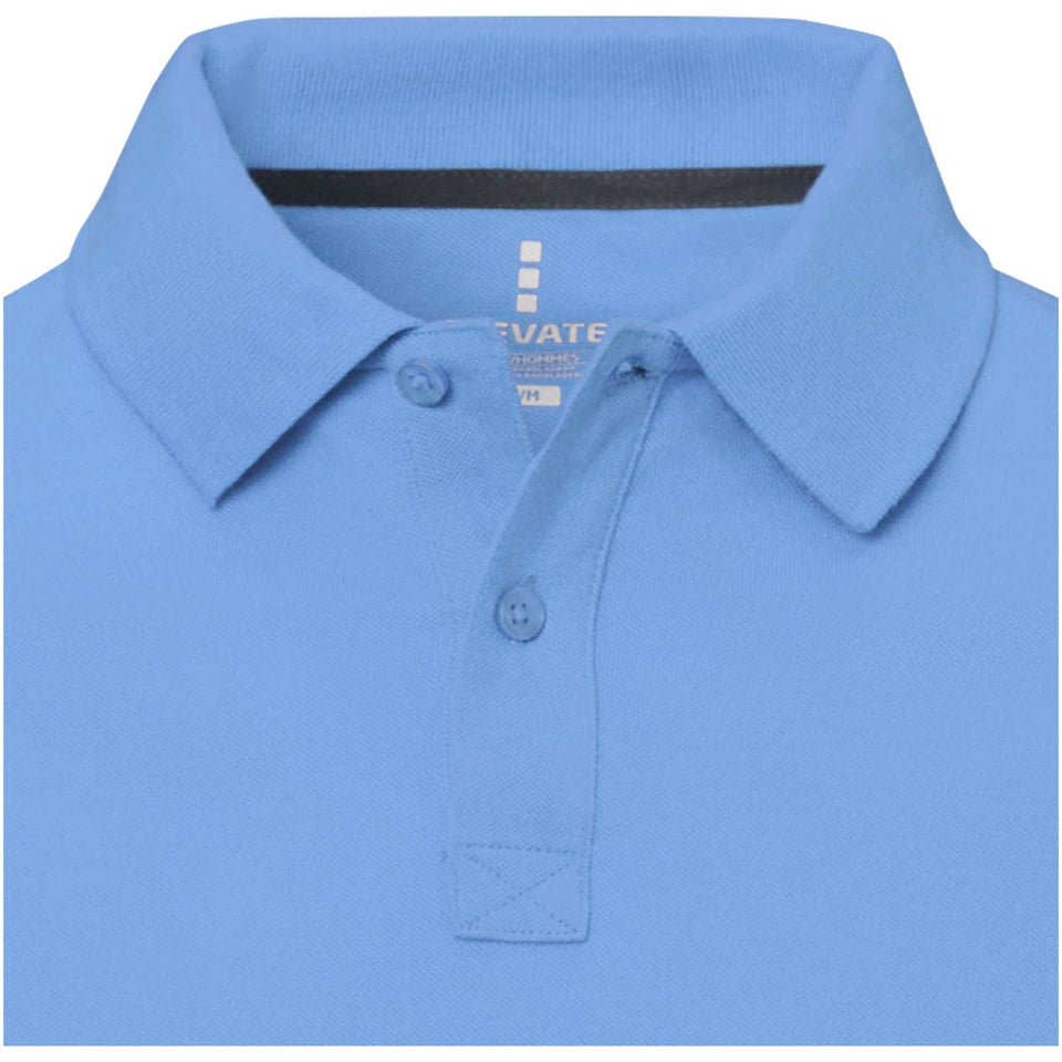 Polo Calgary a manica corta da uomo personalizzato con logo - Pubblienne