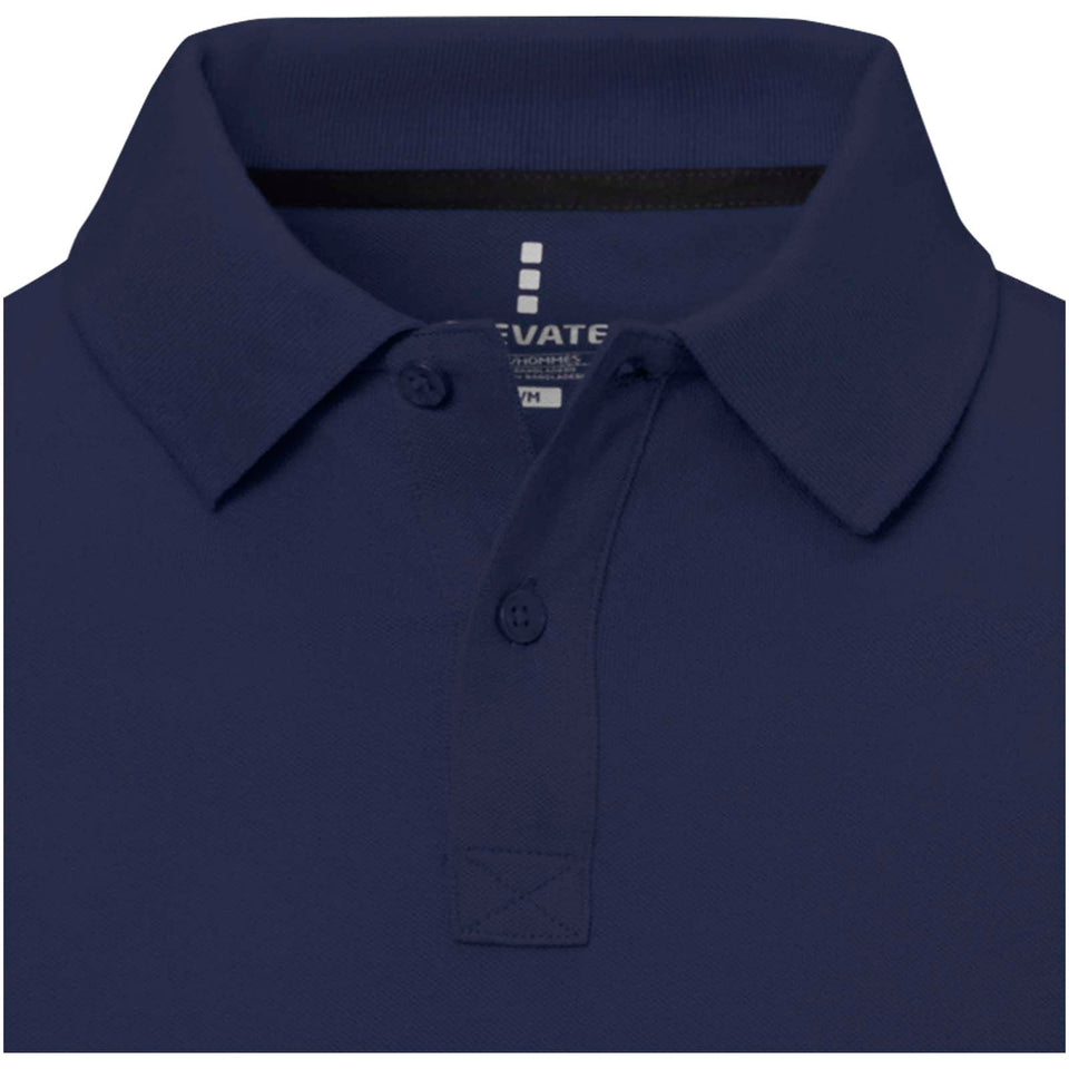 Polo Calgary a manica corta da uomo personalizzato con logo - Pubblienne