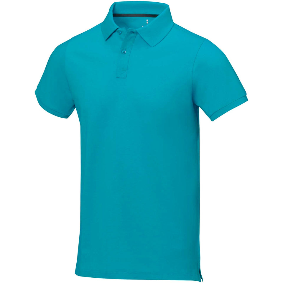 Polo Calgary a manica corta da uomo personalizzato con logo - Pubblienne
