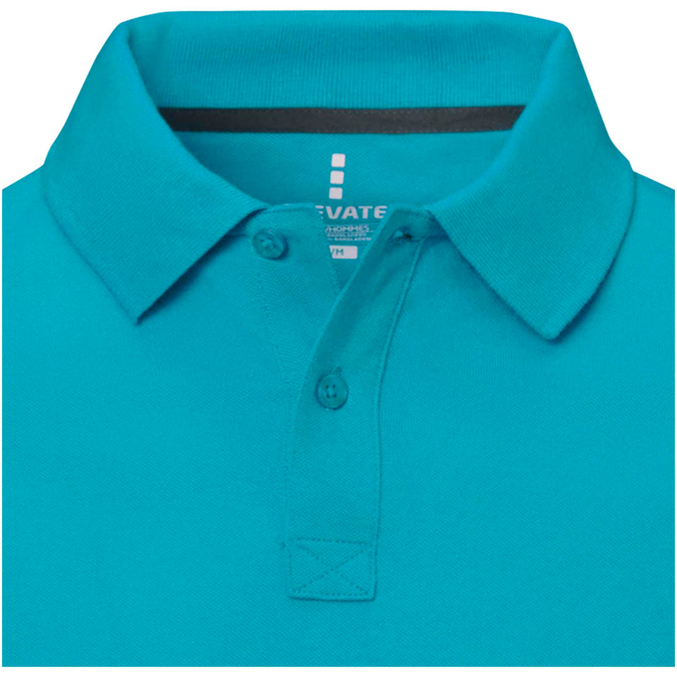 Polo Calgary a manica corta da uomo personalizzato con logo - Pubblienne