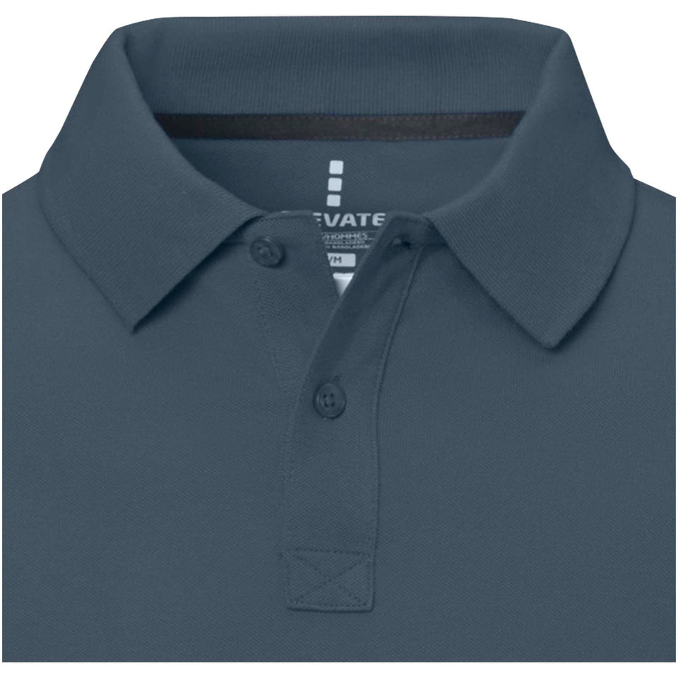 Polo Calgary a manica corta da uomo personalizzato con logo - Pubblienne