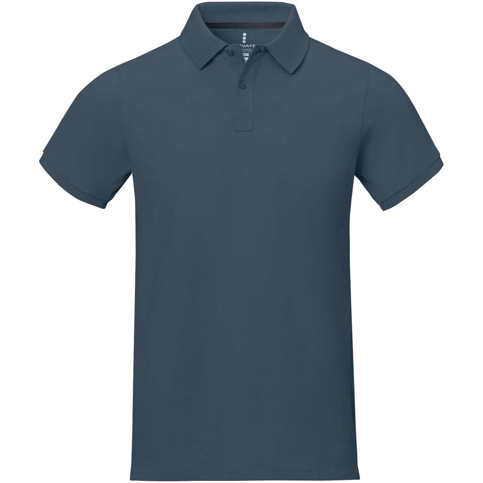 Polo Calgary a manica corta da uomo personalizzato con logo - Pubblienne