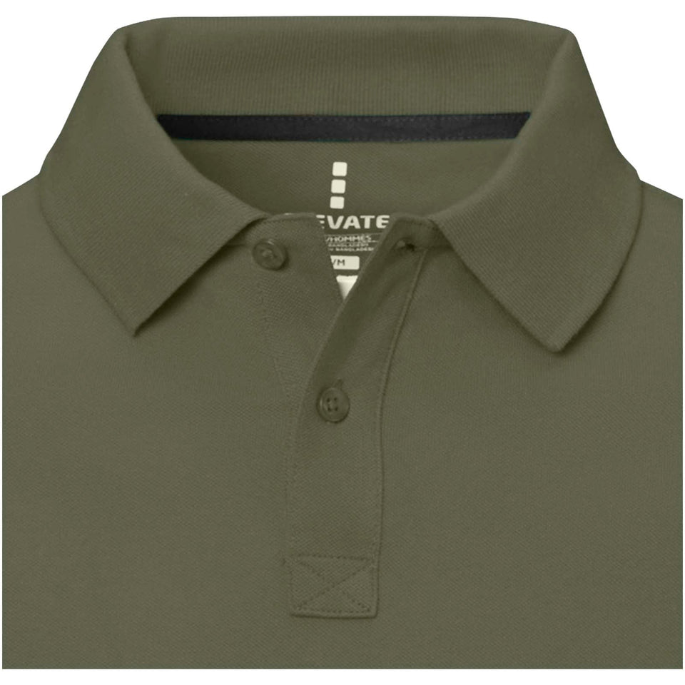 Polo Calgary a manica corta da uomo personalizzato con logo - Pubblienne