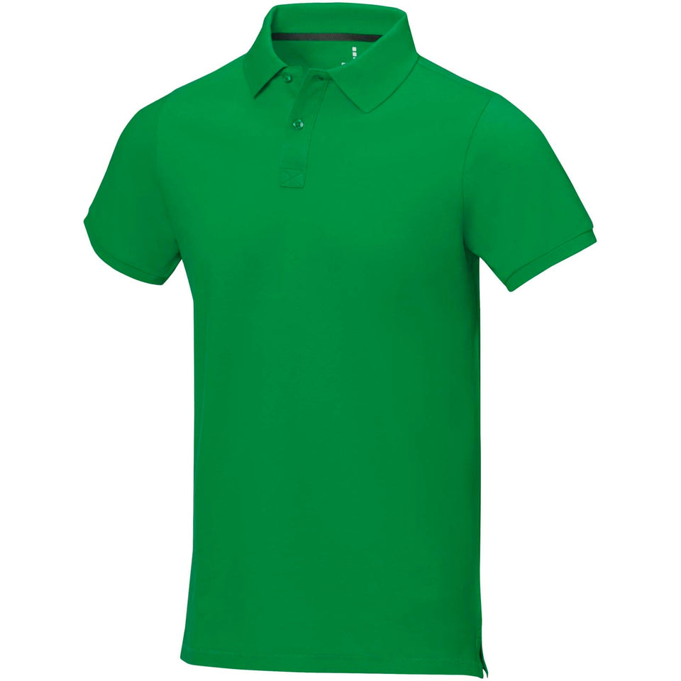 Polo Calgary a manica corta da uomo personalizzato con logo - Pubblienne
