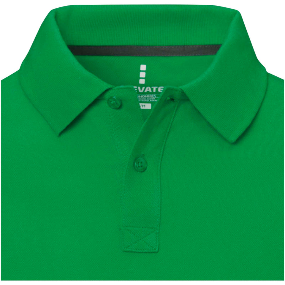 Polo Calgary a manica corta da uomo personalizzato con logo - Pubblienne