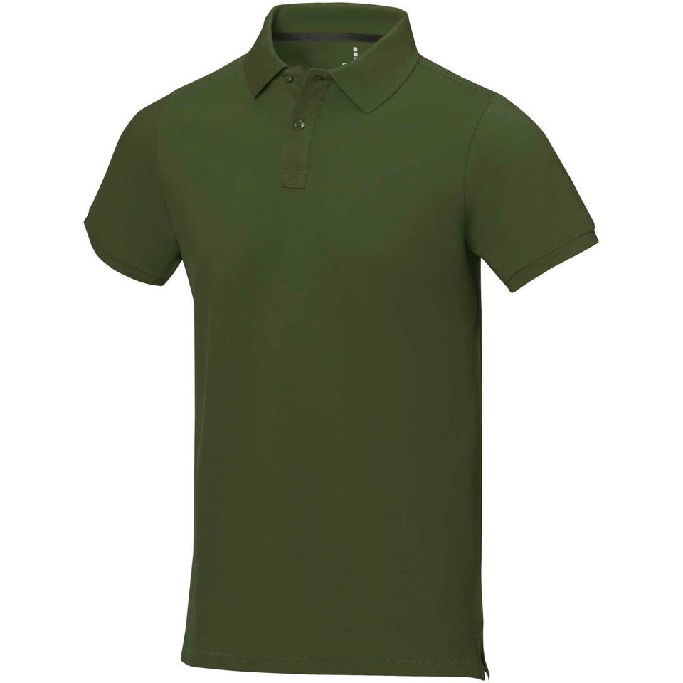 Polo Calgary a manica corta da uomo personalizzato con logo - Pubblienne