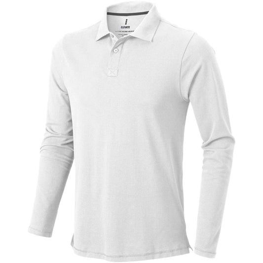 Polo Oakville a manica lunga da uomo personalizzato con logo - Pubblienne