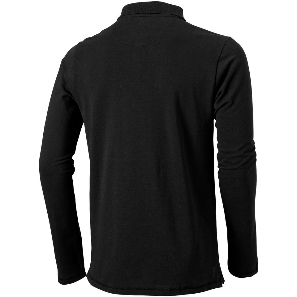 Polo Oakville a manica lunga da uomo personalizzato con logo - Pubblienne