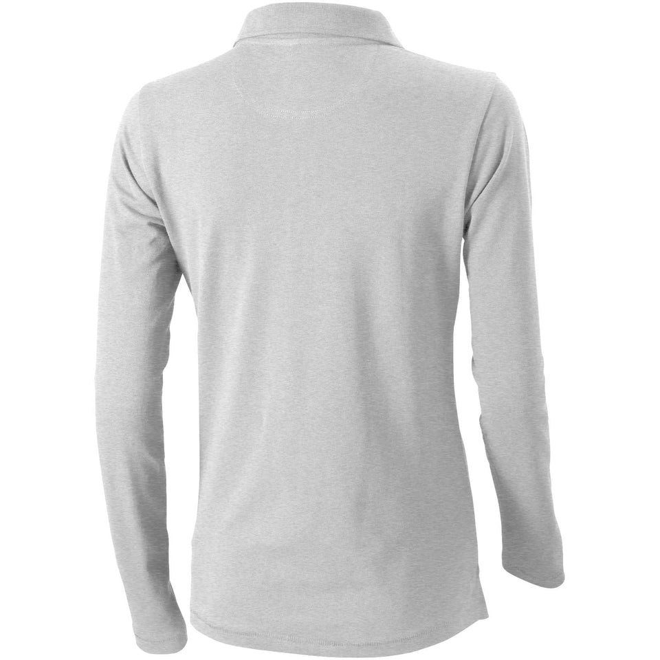 Polo Oakville a manica lunga da donna personalizzato con logo - Pubblienne