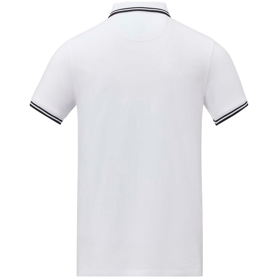 Polo tipping Amarago da uomo a manica corta personalizzato con logo - Pubblienne
