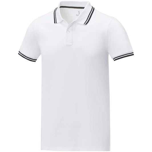 Polo tipping Amarago da uomo a manica corta personalizzato con logo - Pubblienne