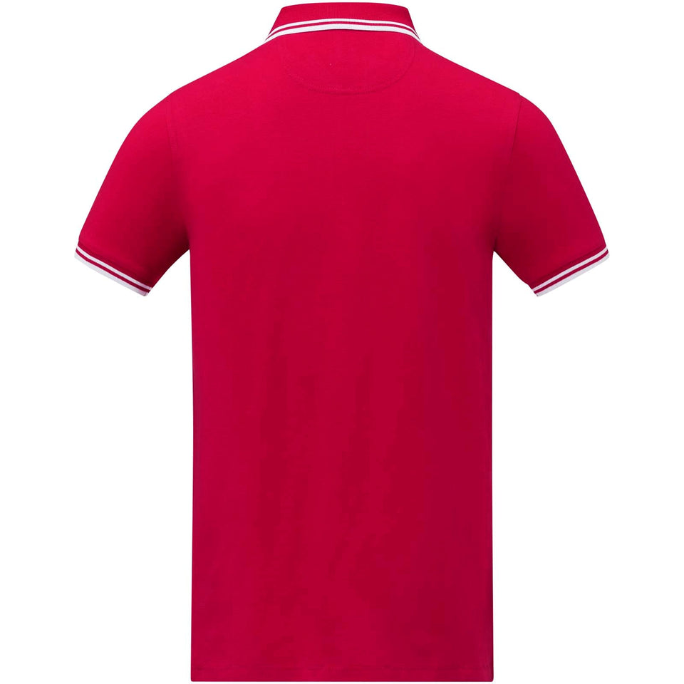 Polo tipping Amarago da uomo a manica corta personalizzato con logo - Pubblienne