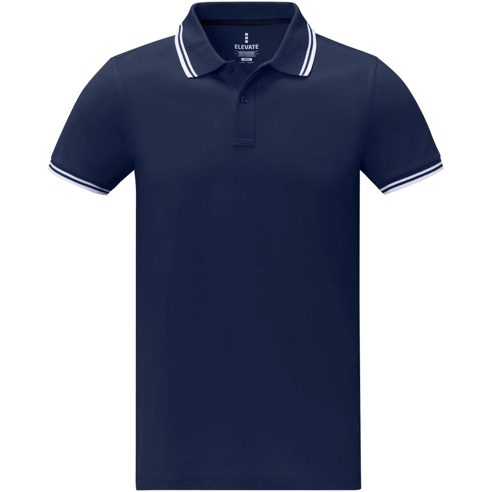 Polo tipping Amarago da uomo a manica corta personalizzato con logo - Pubblienne