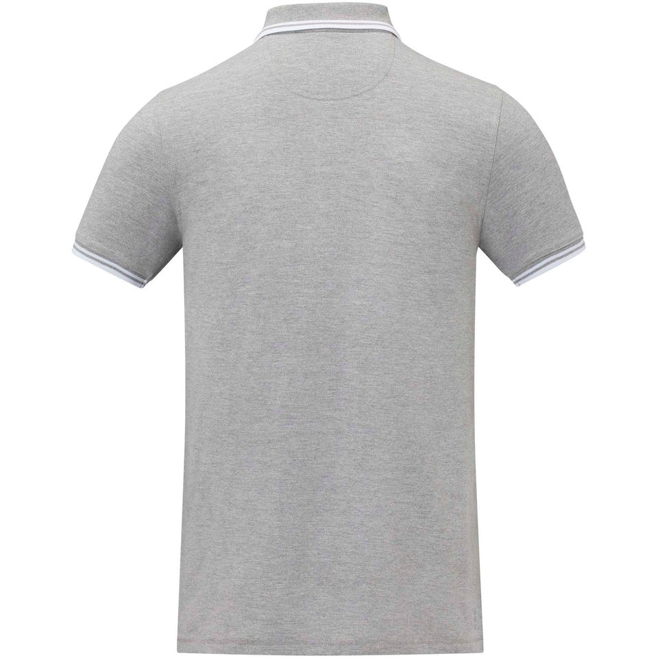 Polo tipping Amarago da uomo a manica corta personalizzato con logo - Pubblienne