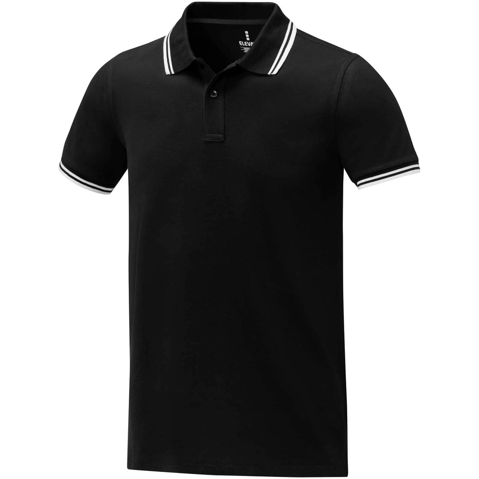 Polo tipping Amarago da uomo a manica corta personalizzato con logo - Pubblienne