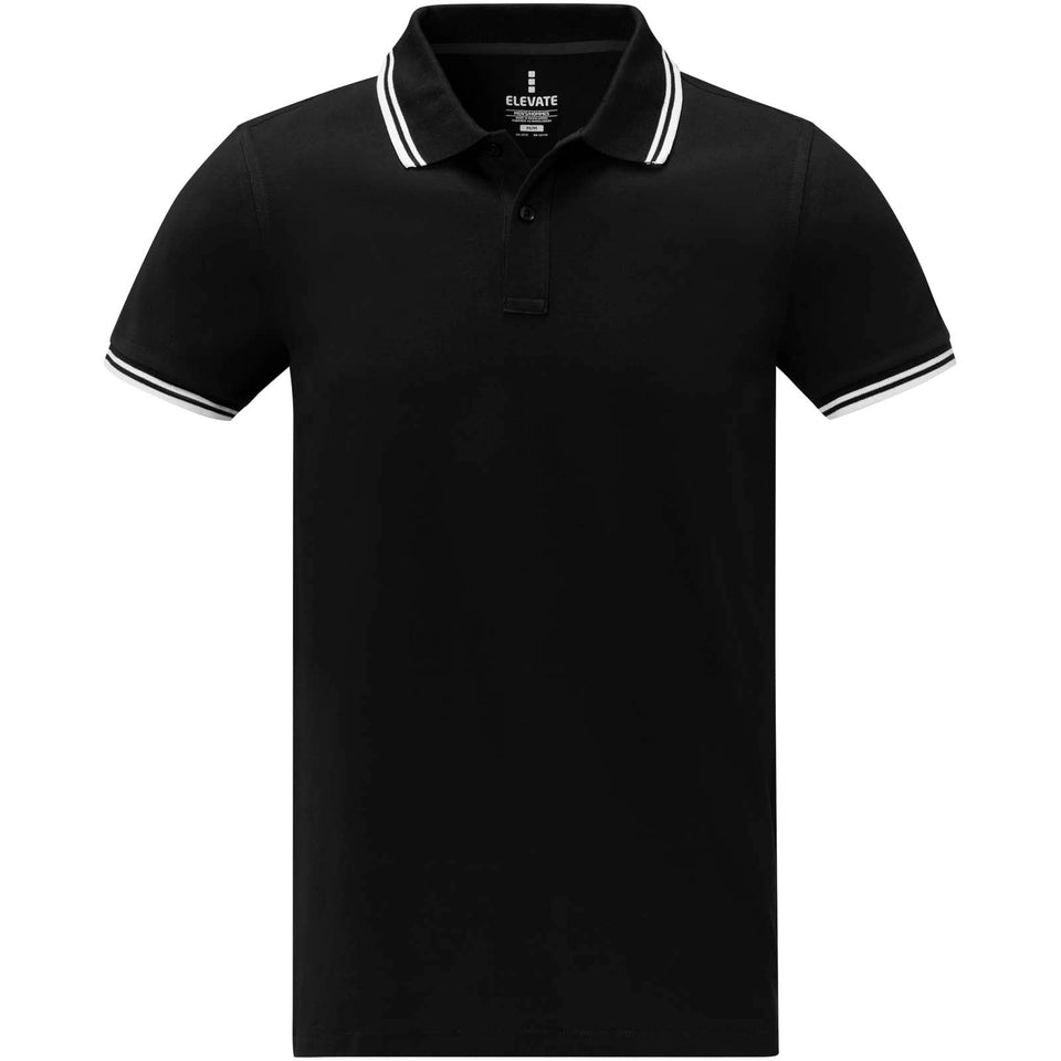 Polo tipping Amarago da uomo a manica corta personalizzato con logo - Pubblienne