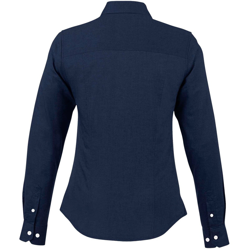 Camicia oxford Vaillant a manica lunga da donna personalizzato con logo - Pubblienne