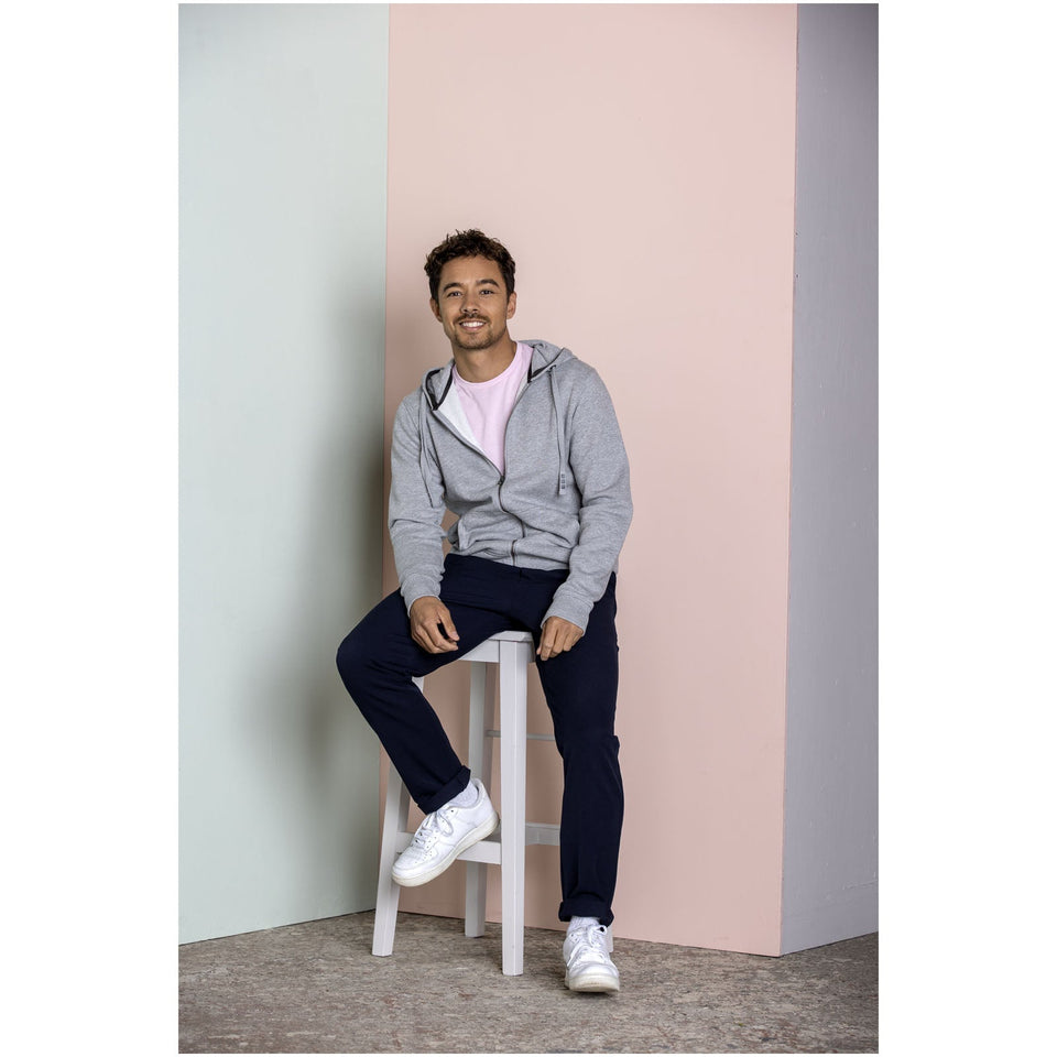Felpa Arora con cappuccio e cerniera da uomo personalizzato con logo - Pubblienne