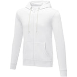 Felpa Theron con cappuccio full zip da uomo personalizzato con logo - Pubblienne