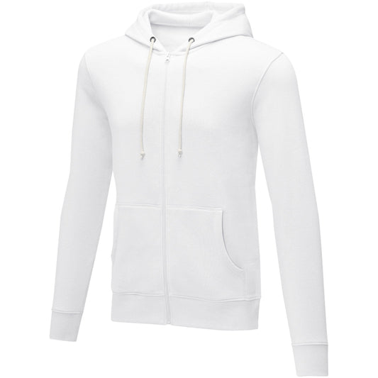 Felpa Theron con cappuccio full zip da uomo personalizzato con logo - Pubblienne