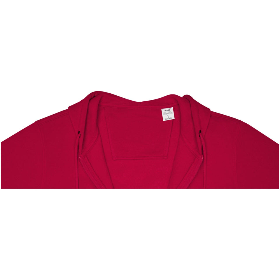 Felpa Theron con cappuccio full zip da uomo personalizzato con logo - Pubblienne