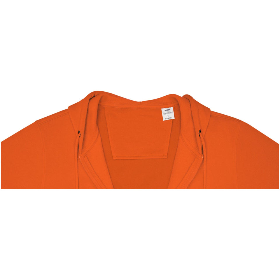 Felpa Theron con cappuccio full zip da uomo personalizzato con logo - Pubblienne
