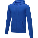 Felpa Theron con cappuccio full zip da uomo personalizzato con logo - Pubblienne