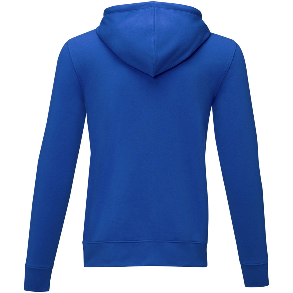 Felpa Theron con cappuccio full zip da uomo personalizzato con logo - Pubblienne
