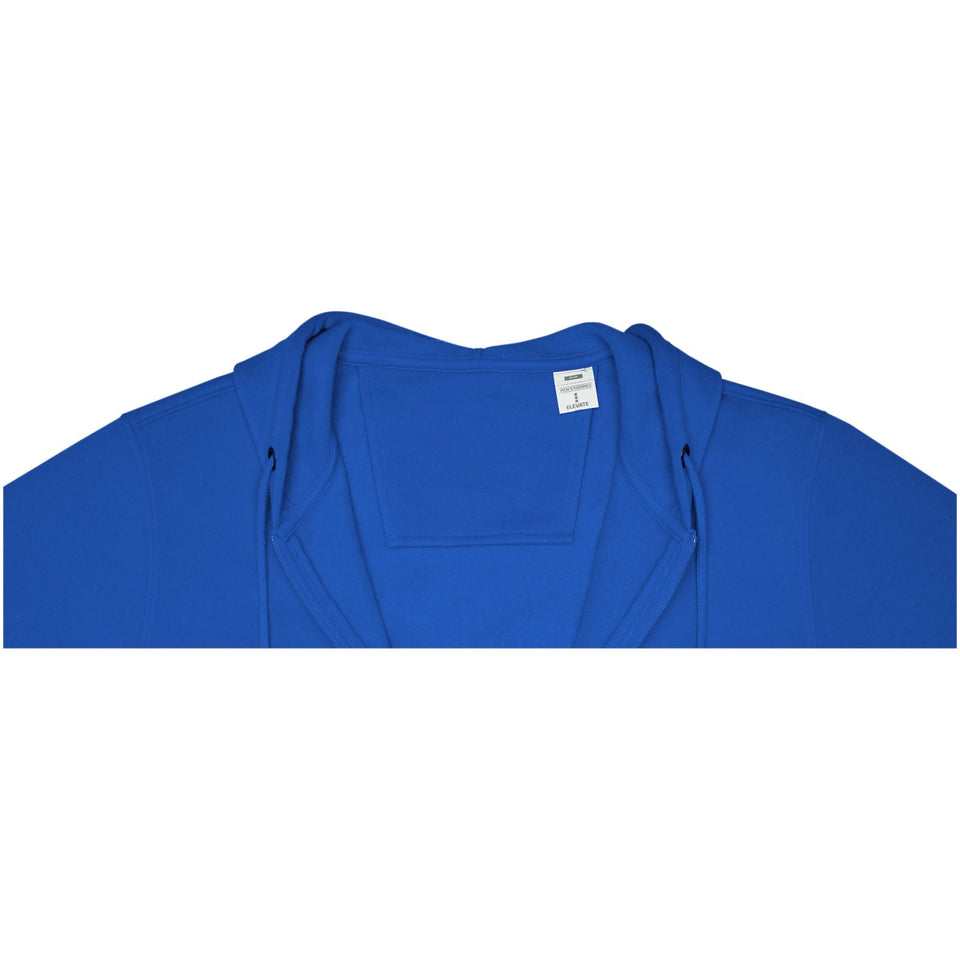 Felpa Theron con cappuccio full zip da uomo personalizzato con logo - Pubblienne