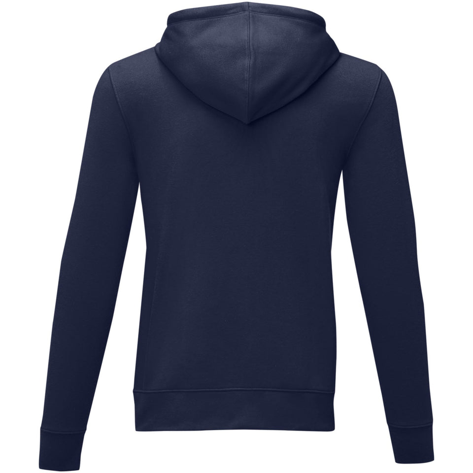 Felpa Theron con cappuccio full zip da uomo personalizzato con logo - Pubblienne