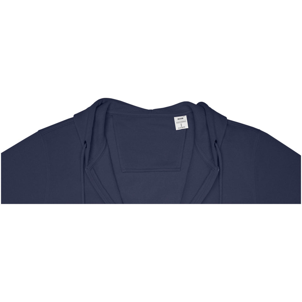 Felpa Theron con cappuccio full zip da uomo personalizzato con logo - Pubblienne