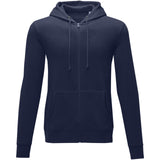 Felpa Theron con cappuccio full zip da uomo personalizzato con logo - Pubblienne