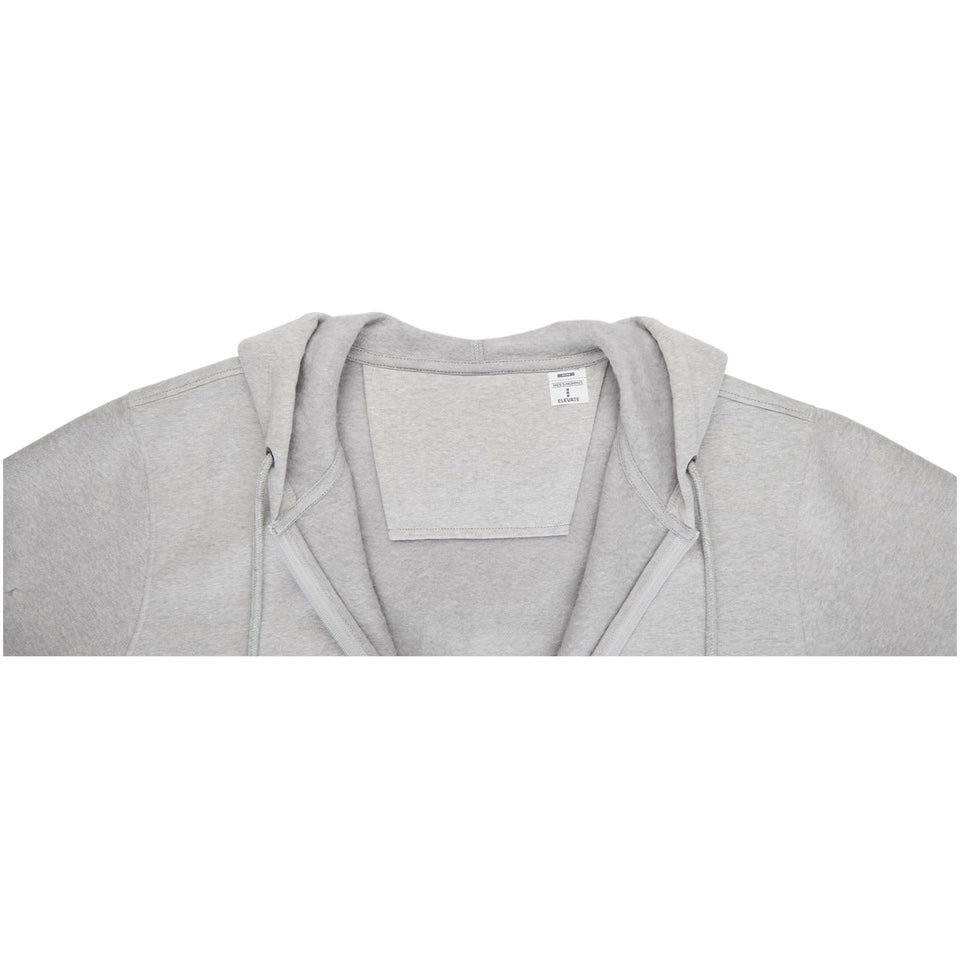 Felpa Theron con cappuccio full zip da uomo personalizzato con logo - Pubblienne