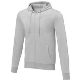 Felpa Theron con cappuccio full zip da uomo personalizzato con logo - Pubblienne