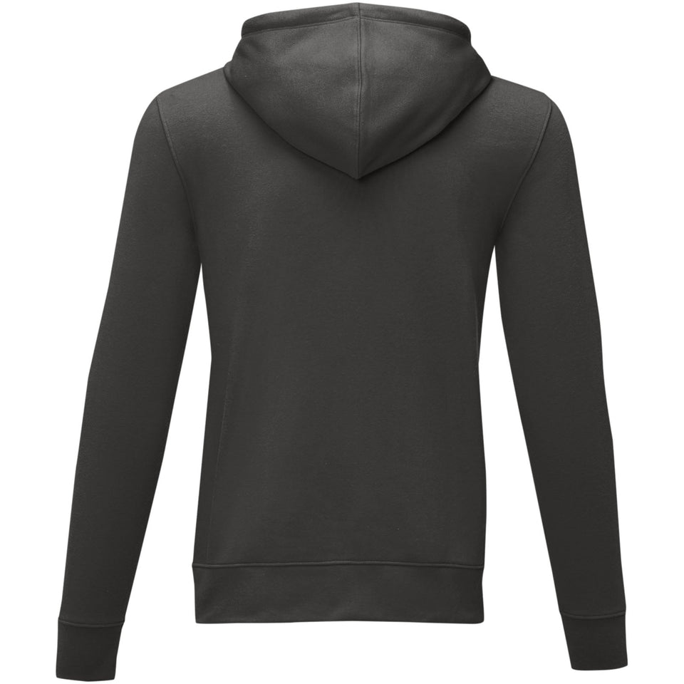 Felpa Theron con cappuccio full zip da uomo personalizzato con logo - Pubblienne