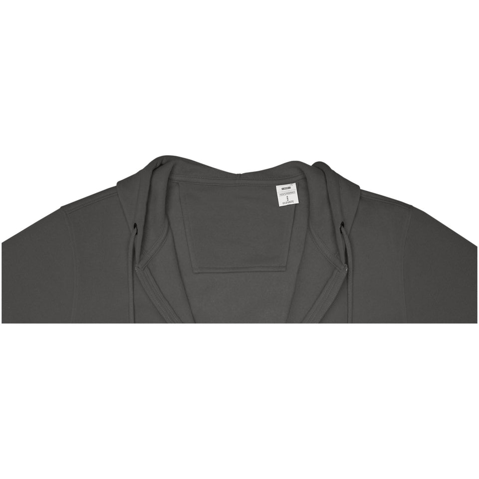 Felpa Theron con cappuccio full zip da uomo personalizzato con logo - Pubblienne