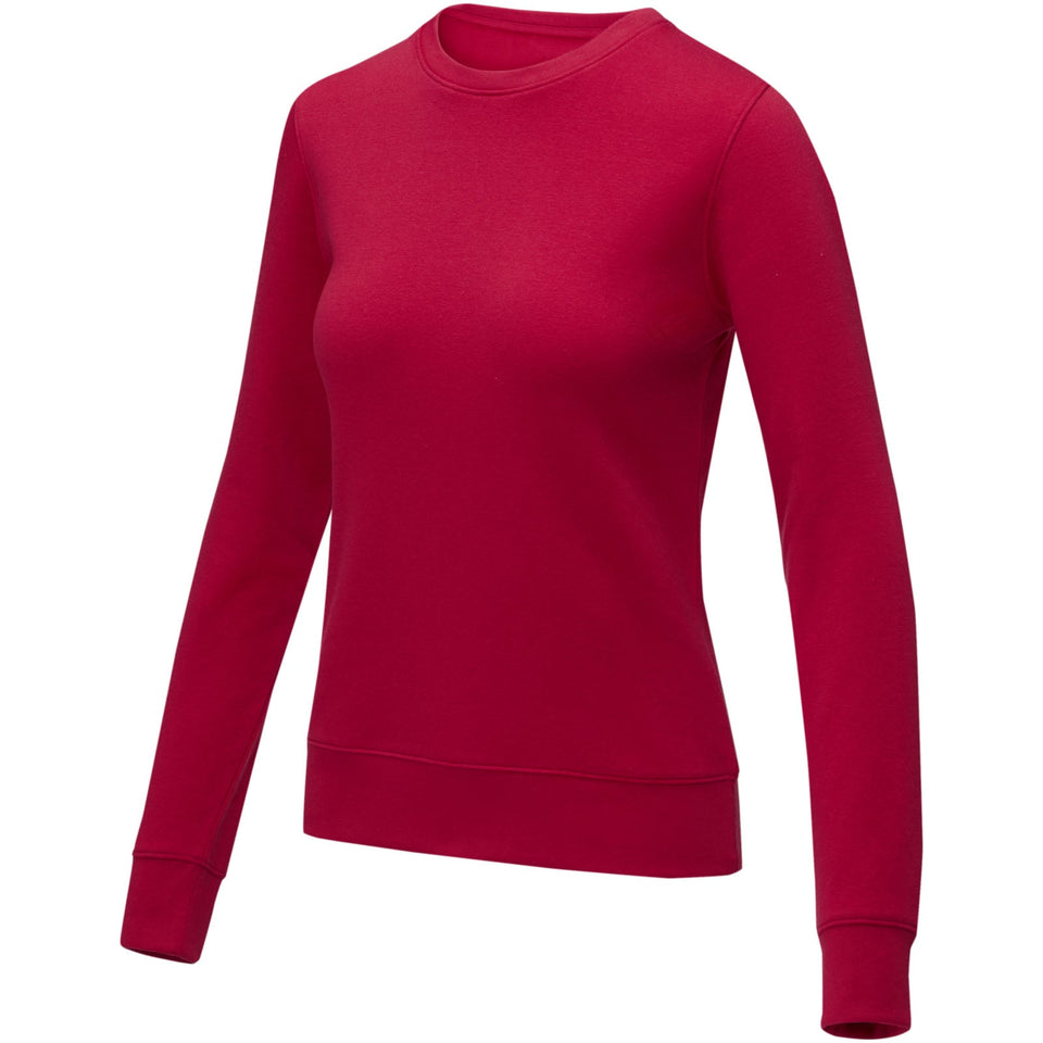 Maglione Zenon da donna a girocollo personalizzato con logo - Pubblienne