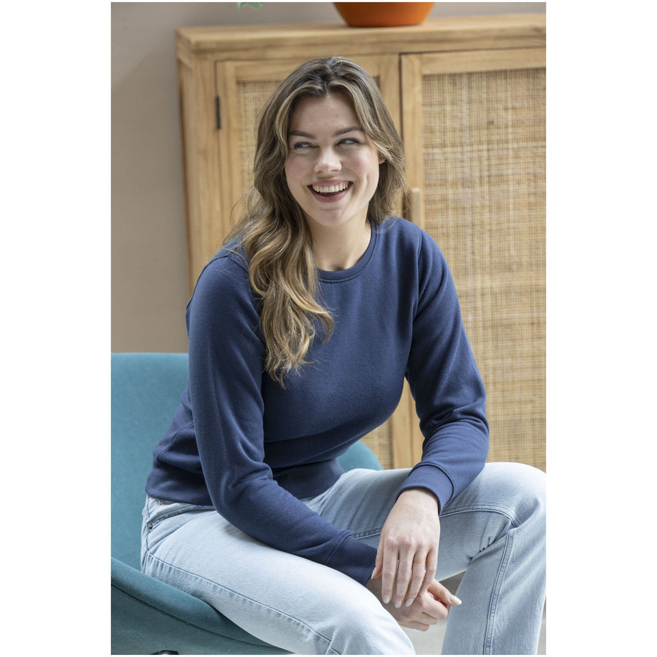 Maglione Zenon da donna a girocollo personalizzato con logo - Pubblienne