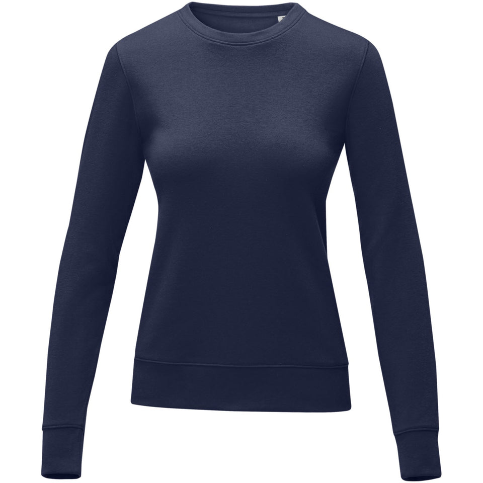 Maglione Zenon da donna a girocollo personalizzato con logo - Pubblienne
