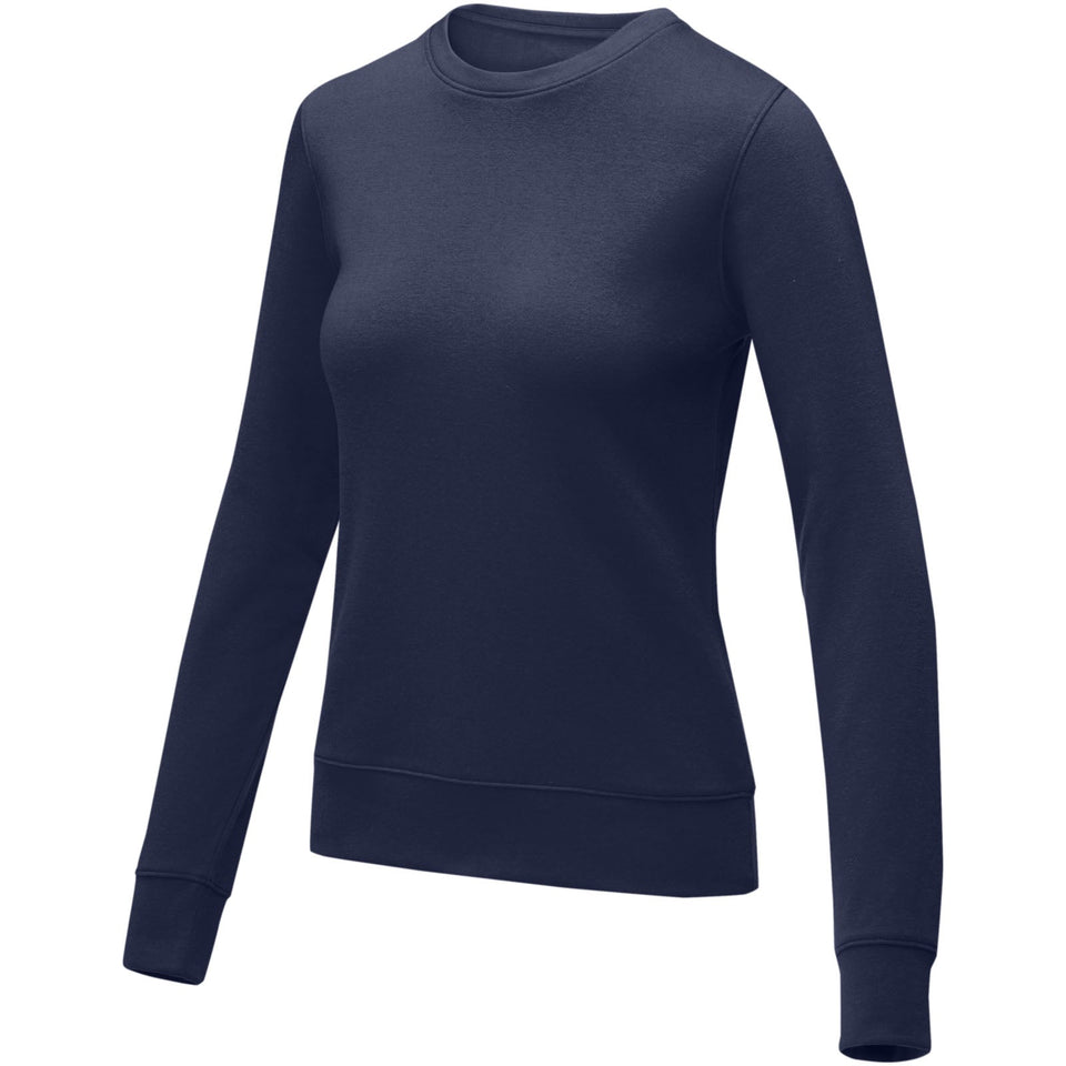 Maglione Zenon da donna a girocollo personalizzato con logo - Pubblienne